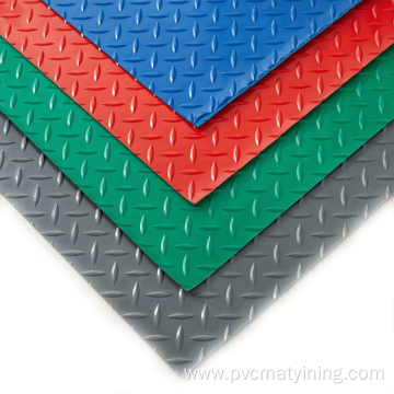 Waterproof plastic running mat pvc industry flooring mats